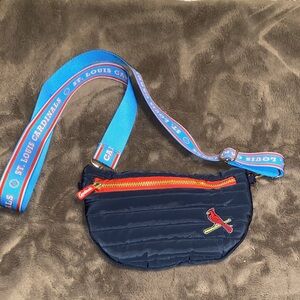 St. Louis Cardinals Navy Blue Crossbody Bag